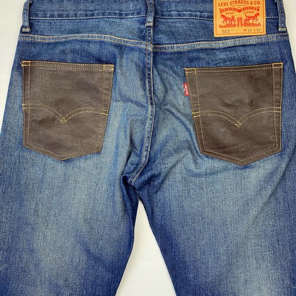 Junya Watanabe x Levi's 513 Patchwork Jeans Men's Size 32x32 / Medium - Picture 8 of 11